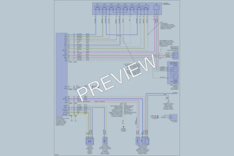 2009 Ford E350 Super Duty Transmission wiring diagram preview