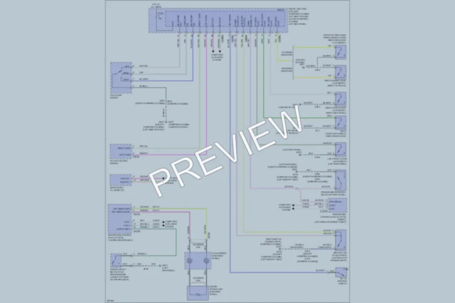 2009 Ford E350 Super Duty Warning Systems wiring diagram preview