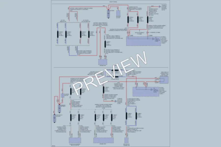 2009 Ford E350 Super Duty Power Distribution wiring diagram preview