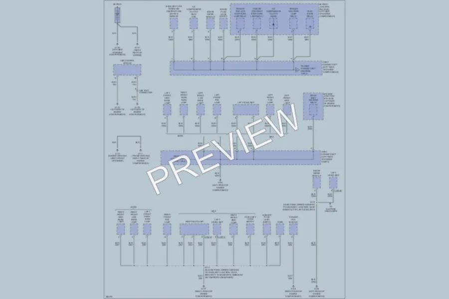 2009 Ford Edge Ground Distribution wiring diagram preview