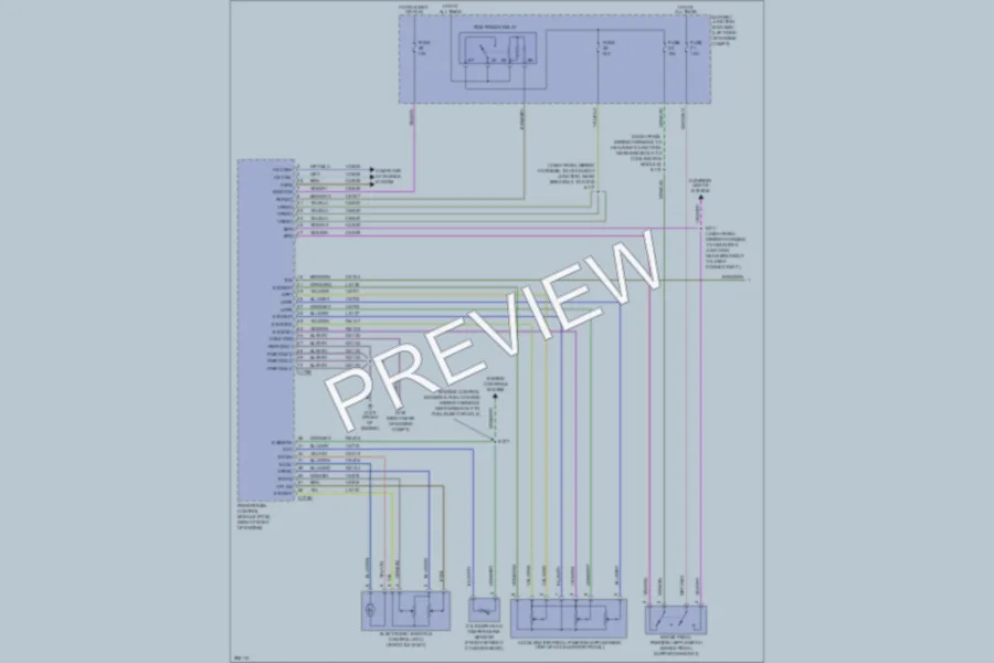 2009 Ford Edge Transmission wiring diagram preview