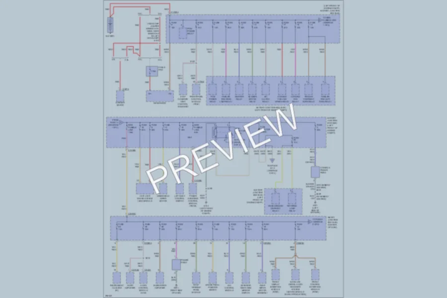 2009 Ford Escape Power Distribution wiring diagram preview