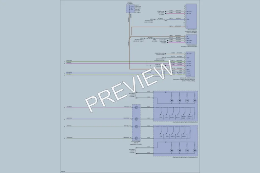 2009 Ford Escape Radio wiring diagram preview