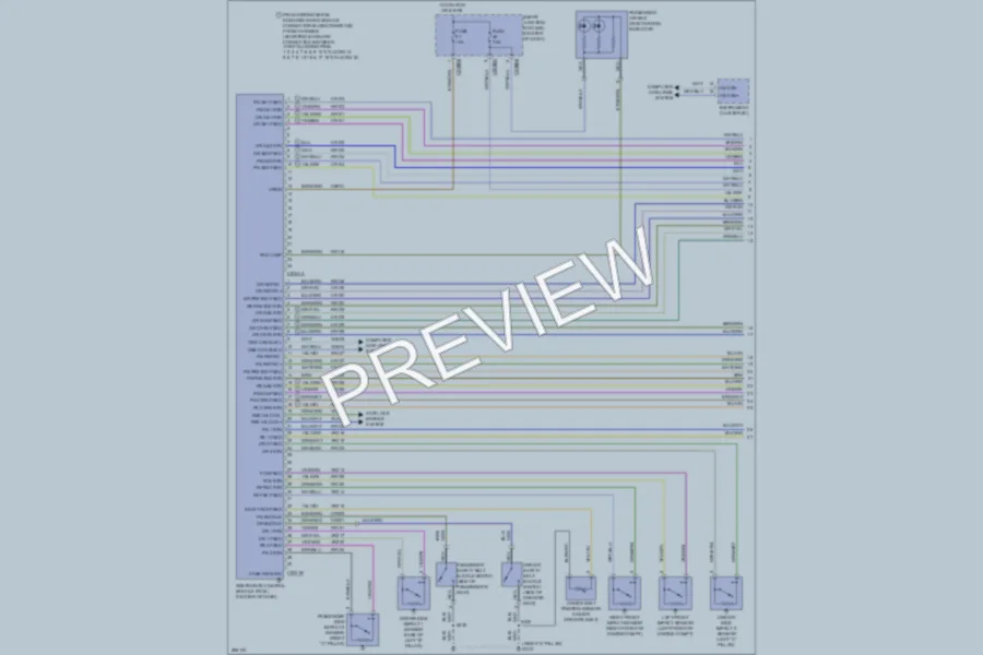 2009 Ford Escape Supplemental Restraints wiring diagram preview