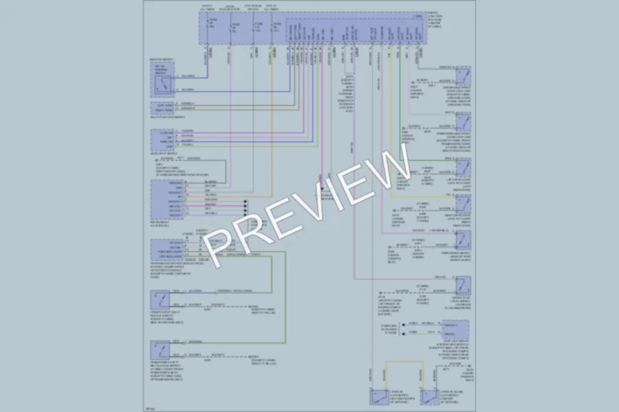 2009 Ford EscapeHybrid Warning Systems wiring diagram preview