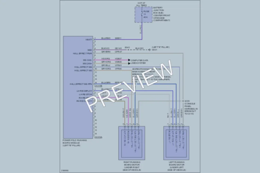 2009 Ford Expedition Trunk Tailgate Fuel Door wiring diagram preview