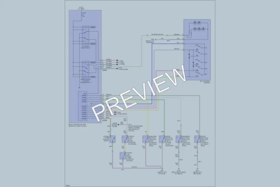 2009 Ford Explorer Anti Theft wiring diagram preview