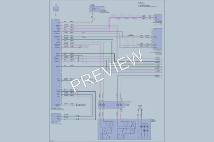 2009 Ford Explorer Navigation wiring diagram preview