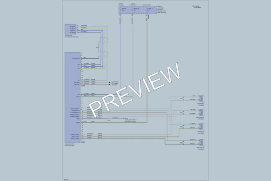 2009 Ford Explorer Radio wiring diagram preview