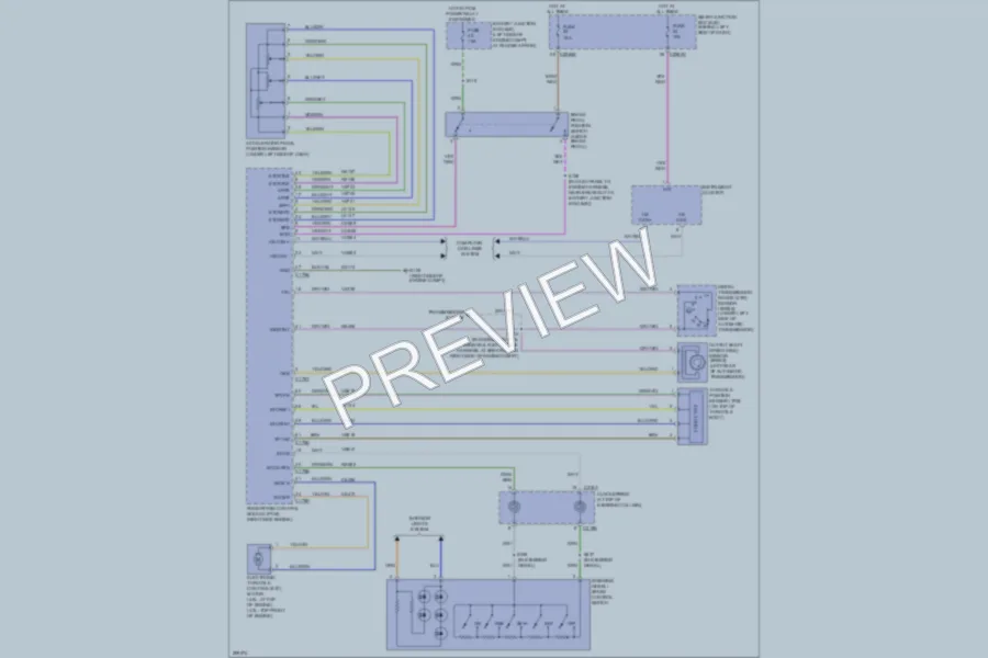 2009 Ford ExplorerSportTrac Cruise Control wiring diagram preview