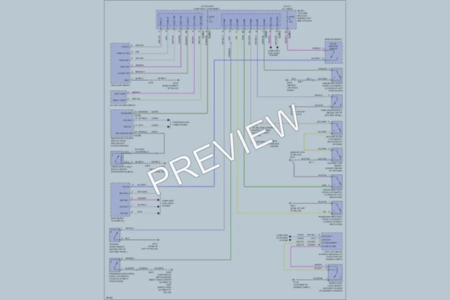 2009 Ford ExplorerSportTrac Warning Systems wiring diagram preview