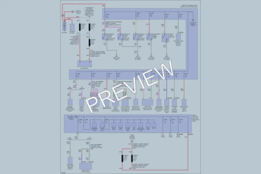 2009 Ford F150 Power Distribution wiring diagram preview