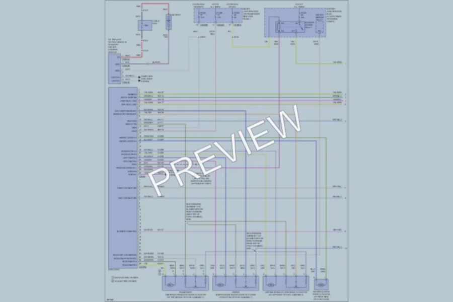 2009 Ford F250 Super Duty Air Conditioning wiring diagram preview