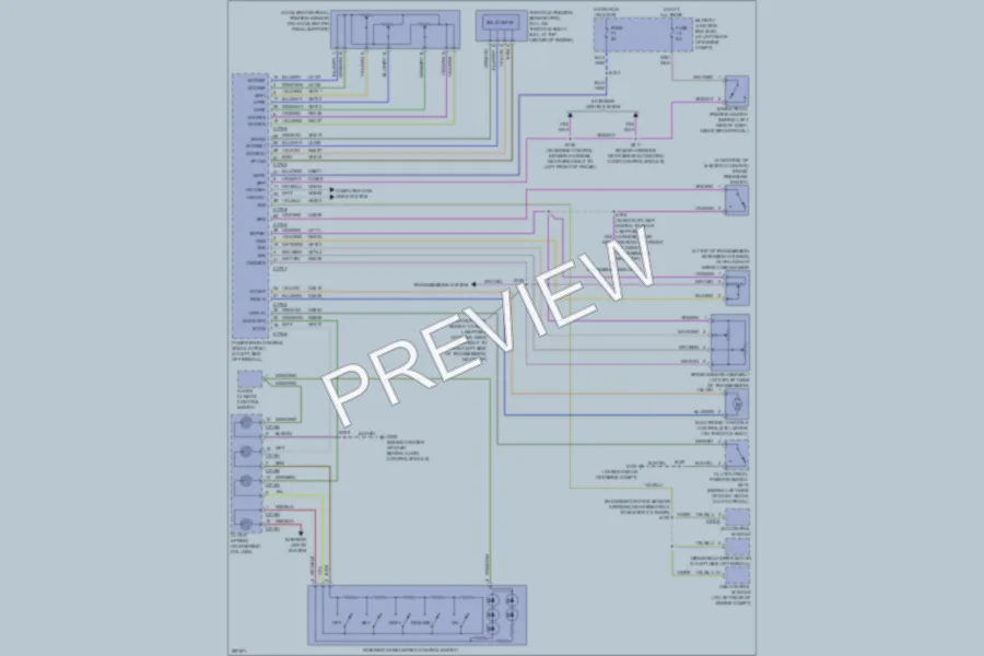 2009 Ford F250 Super Duty Cruise Control wiring diagram preview
