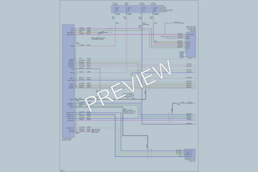 2009 Ford F250 Super Duty Radio wiring diagram preview