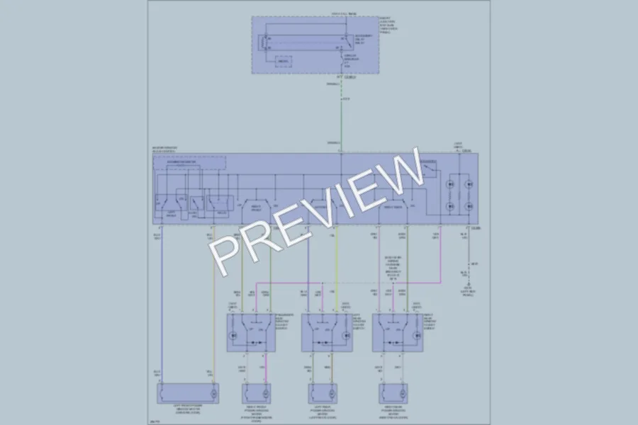 2009 Ford F150 Power Windows wiring diagram preview