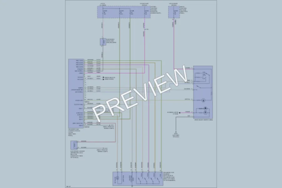2009 Ford F150 Transmission wiring diagram preview