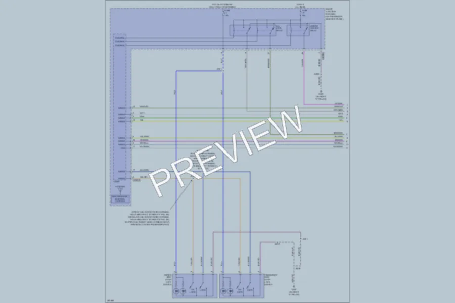 2009 Ford F350 Super Duty Anti Theft wiring diagram preview