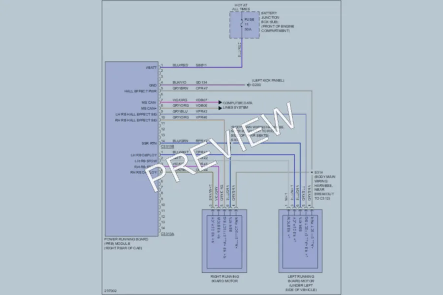 2009 Ford F150 Trunk Tailgate Fuel Door wiring diagram preview