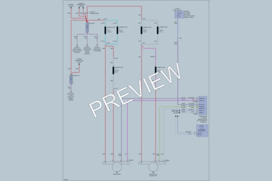 2009 Ford F450ChsCab Starting Charging wiring diagram preview