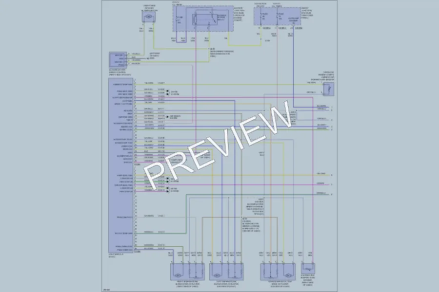 2009 Ford F150 Air Conditioning wiring diagram preview
