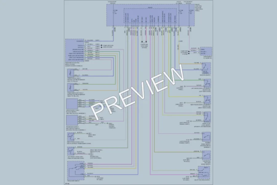 2009 Ford F150 Warning Systems wiring diagram preview