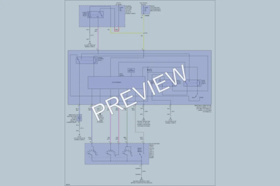 2009 Ford F250 Super Duty Wiper Washer wiring diagram preview