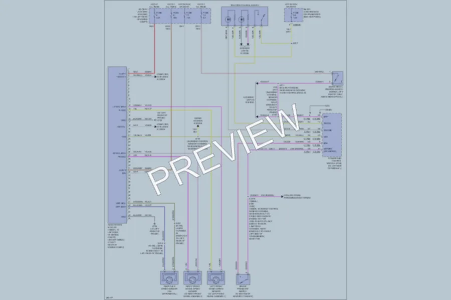 2009 Ford F350 Super Duty Anti Lock Brakes wiring diagram preview