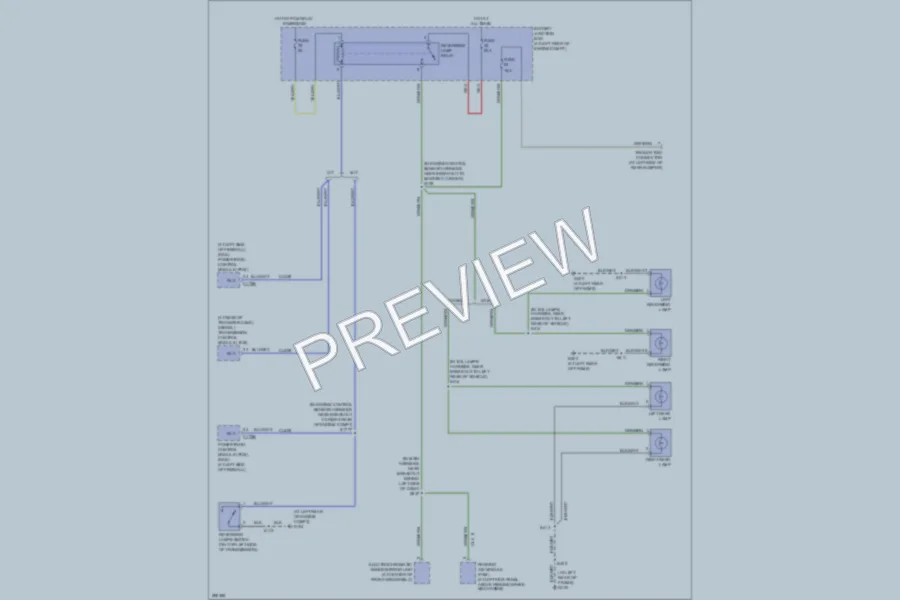 2009 Ford F550ChsCab Exterior Lights wiring diagram preview
