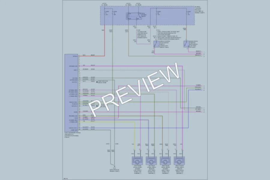 2009 Ford Flex Anti Lock Brakes wiring diagram preview
