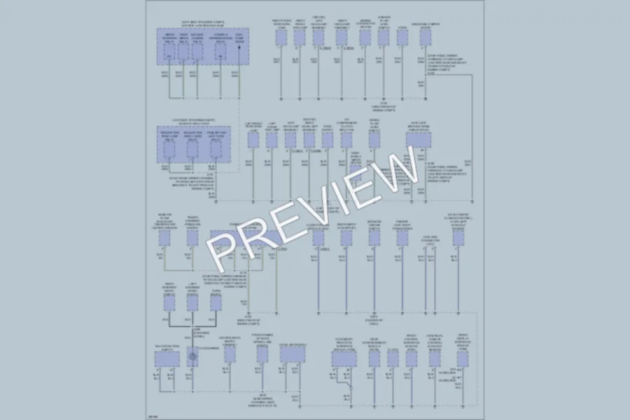 2009 Ford Flex Ground Distribution wiring diagram preview