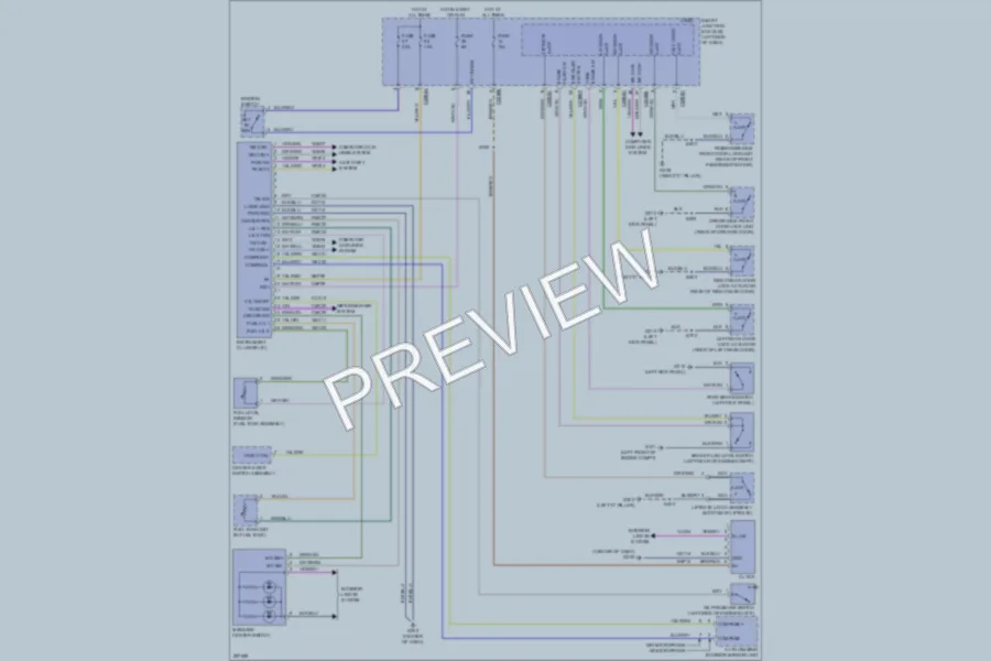 2009 Ford Flex Instrument Cluster wiring diagram preview