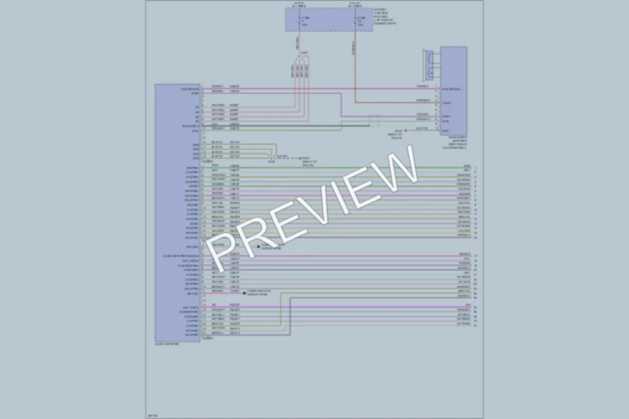 2009 Ford Flex Navigation wiring diagram preview