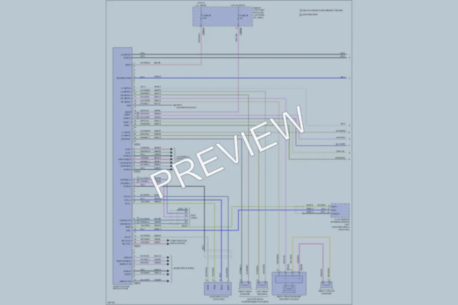 2009 Ford Flex Radio wiring diagram preview