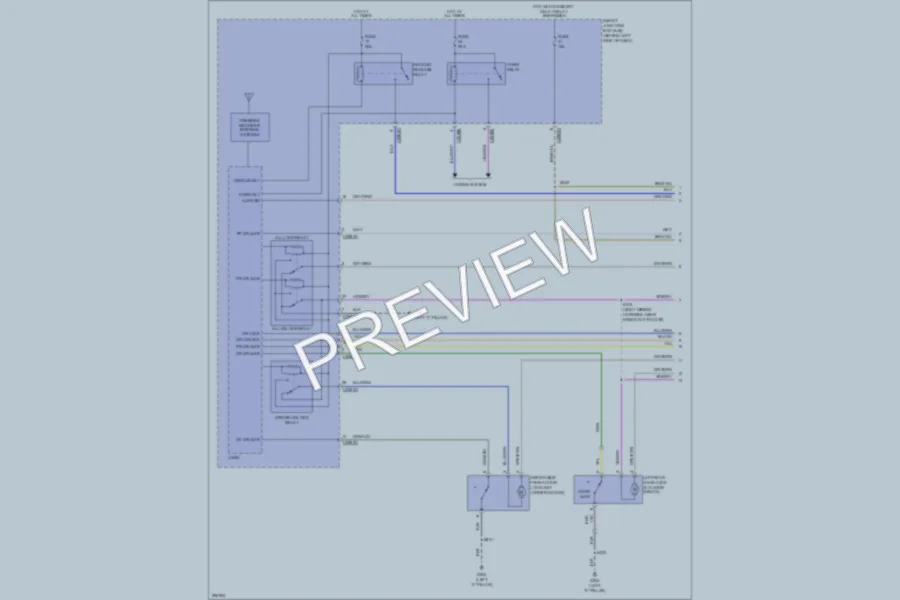 2009 Ford Focus Anti Theft wiring diagram preview