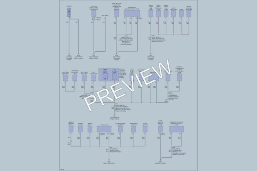 2009 Ford Focus Ground Distribution wiring diagram preview