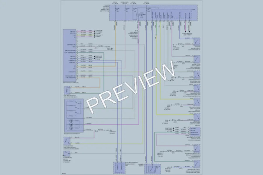 2009 Ford Focus Instrument Cluster wiring diagram preview