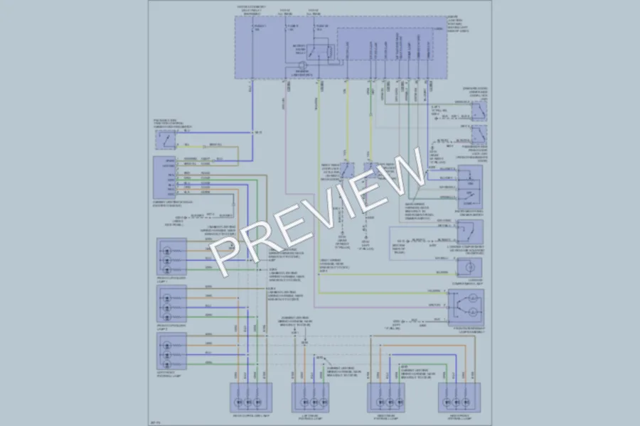 2009 Ford Focus Interior Lights wiring diagram preview
