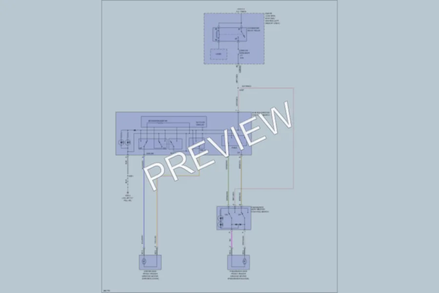 2009 Ford Focus Power Windows wiring diagram preview