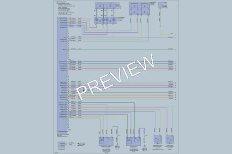 2009 Ford Focus Supplemental Restraints wiring diagram preview