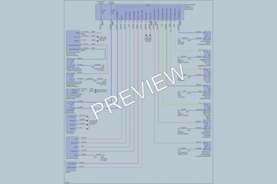 2009 Ford Focus Warning Systems wiring diagram preview