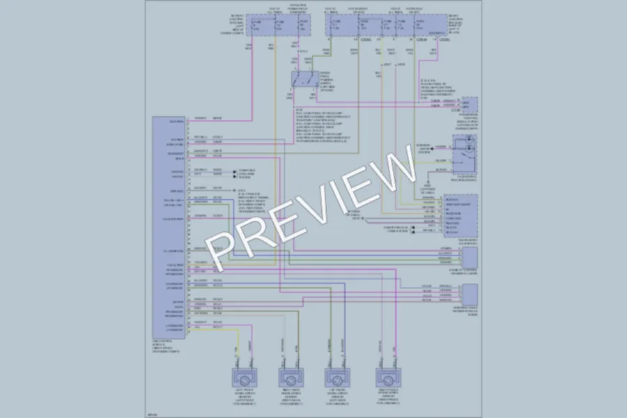 2009 Ford Fusion Anti Lock Brakes wiring diagram preview