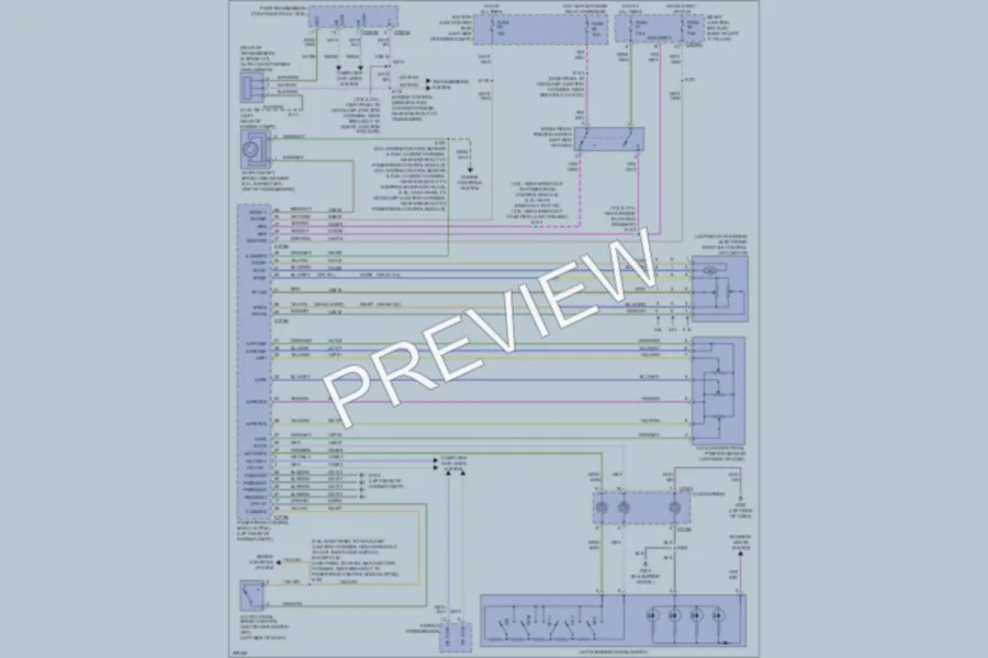 2009 Ford Fusion Cruise Control wiring diagram preview