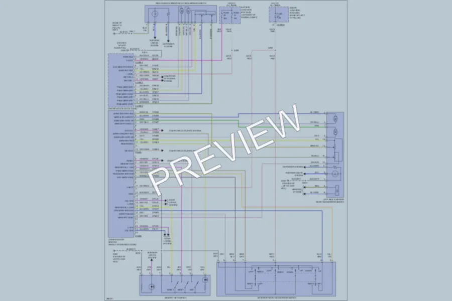 2009 Ford Fusion Memory Systems wiring diagram preview
