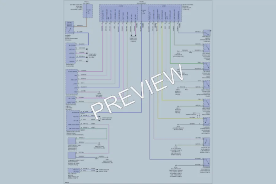2009 Ford Fusion Warning Systems wiring diagram preview