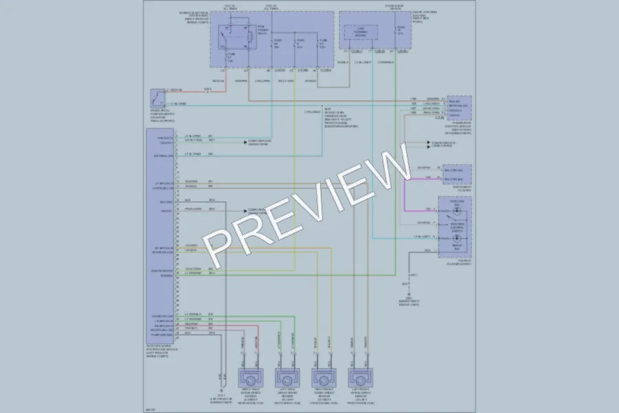 2009 Ford Mustang Anti Lock Brakes wiring diagram preview