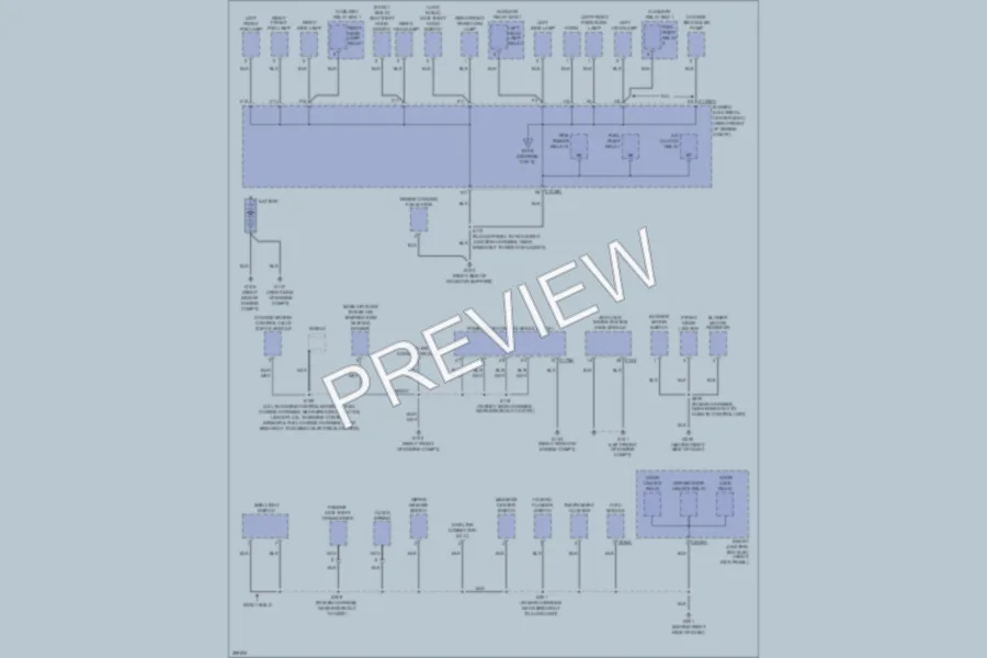 2009 Ford Mustang Ground Distribution wiring diagram preview