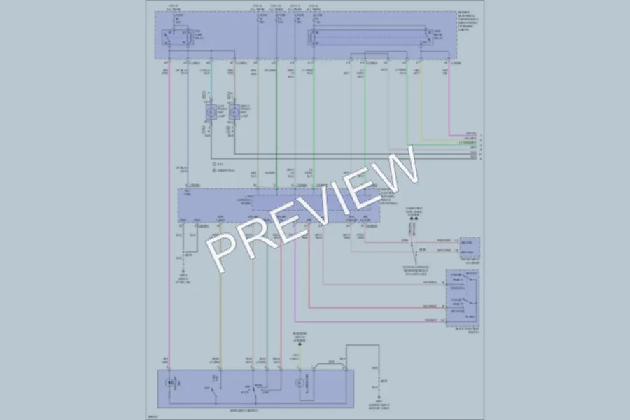 2009 Ford Mustang Headlights wiring diagram preview