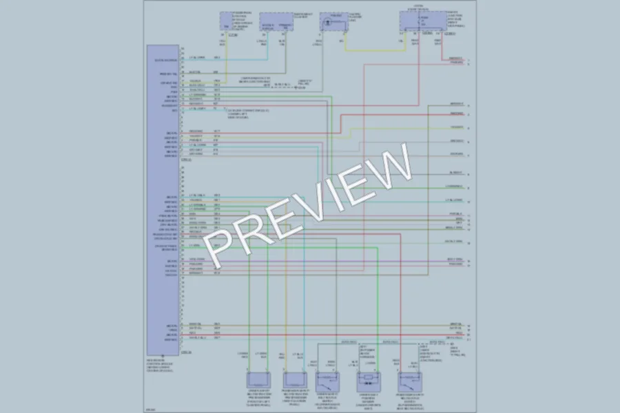 2009 Ford Mustang Supplemental Restraints wiring diagram preview