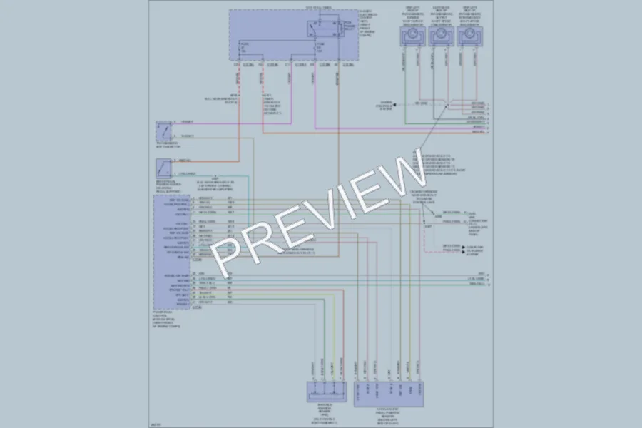 2009 Ford Mustang Transmission wiring diagram preview